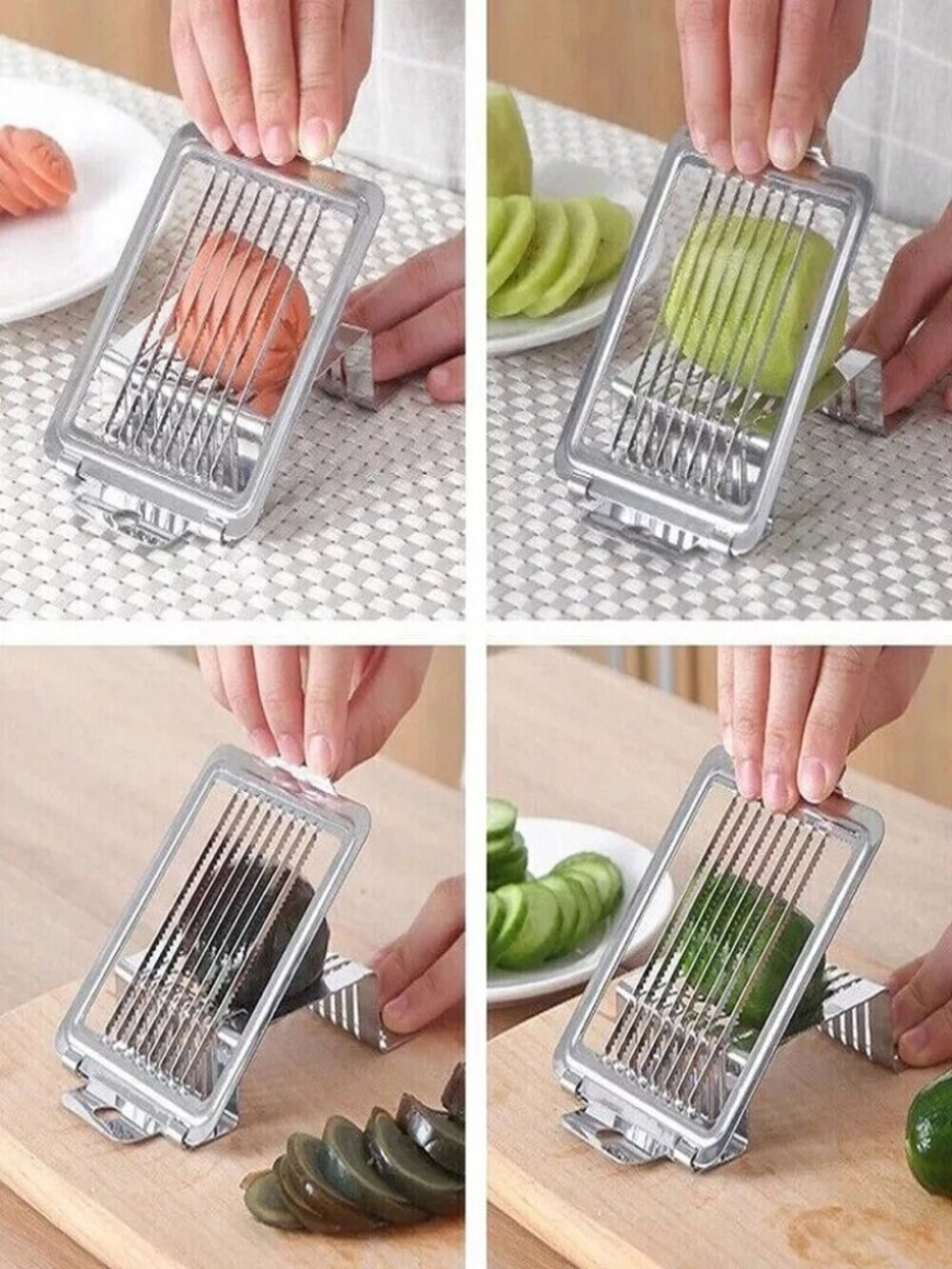 Stainless Steel Egg Slicer Multi Food Cutter